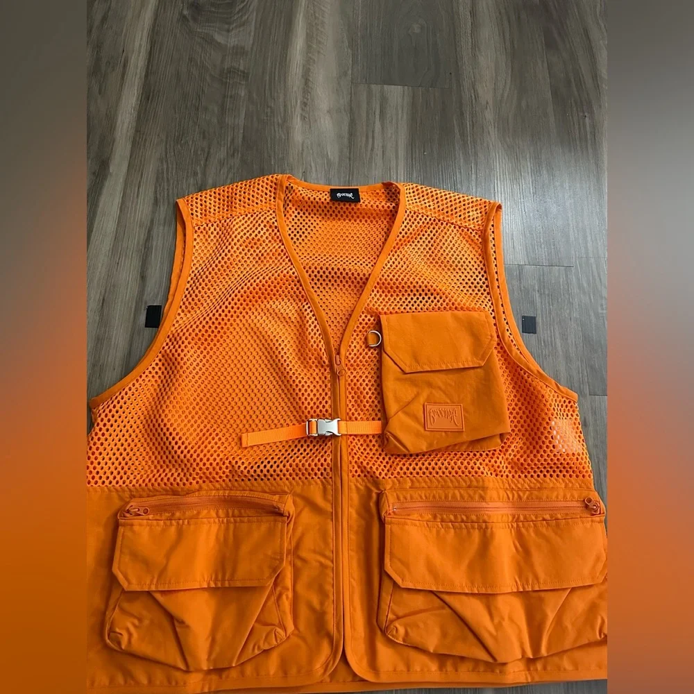 Revenge Mesh Cargo Utility ‘Safety Orange’ Vest